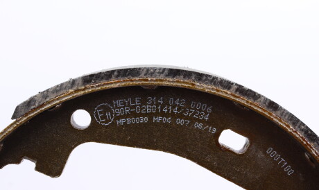 Фото 2 - Гальмівні колодки MEYLE 314 042 0006 (3140420006)