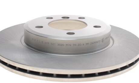 Фото 3 - Гальмівний диск MEYLE 315 521 3020 (3155213020)