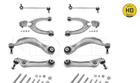 Комплект важелів підвіски (передньої) BMW 5 (F10/F11)/6 (F12/F13) 1.6-4.4 09-18 (К-кт) 316 050 0080/HD - (31126775967, 31126775971, 31126775972) MEYLE 3160500080HD (фото 1)