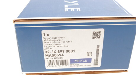 Фото 8 - Датчик АБС MEYLE 32148990001