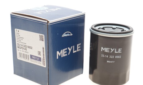 Фото 2 - Масляний фільтр MEYLE 33-14 322 0002 (33143220002)