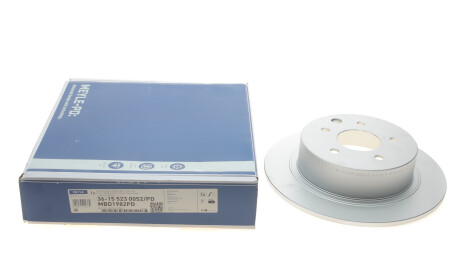 Фото 2 - Гальмівний диск MEYLE 36-15 523 0052/PD (36155230052PD)