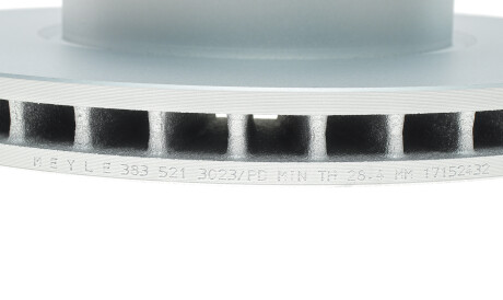 Фото 3 - Тормозной диск MEYLE 383 521 3023/PD (3835213023PD)