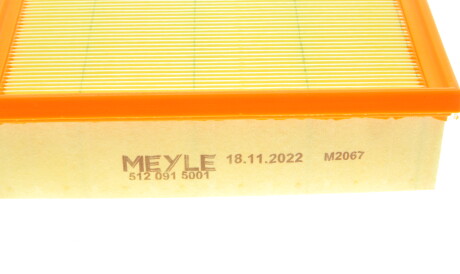 Фото 3 - Повітряний фільтр MEYLE 512 091 5001