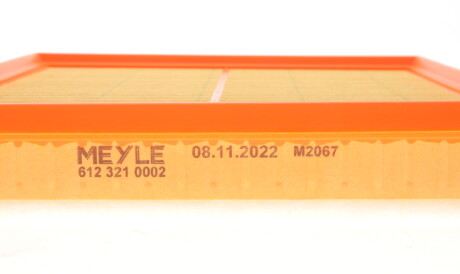 Фото 3 - Повітряний фільтр MEYLE 612 321 0002 (6123210002)