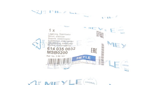 Фото 2 - Втулка стабілізатора MEYLE 614 035 0032 (6140350032)
