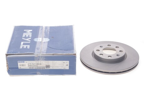 Фото 2 - Тормозной диск MEYLE 615 521 0015 (6155210015)