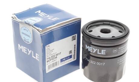 Фото 2 - Масляний фільтр MEYLE 714 322 0017 (7143220017)