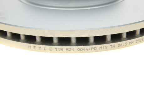 Фото 4 - Гальмівний диск MEYLE 715 521 0044/PD