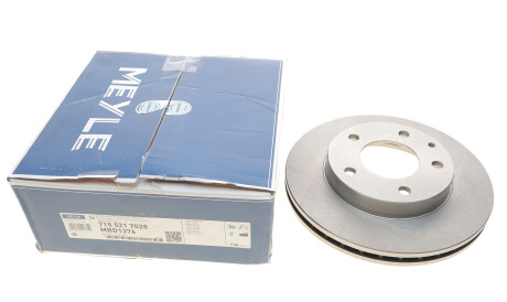 Фото 2 - Гальмівний диск MEYLE 715 521 7028 (7155217028)