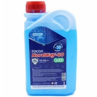 Тосол NordWay-40 Eco Premix -30°C синій, 1л - МФК 4820250120541