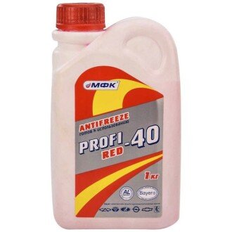 Антифриз Profi-40 Red -30°C червоний, 1л - МФК 4820250120756 (фото 1)