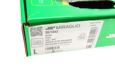 Фото 2 - Склопідйомник MIRAGLIO 30/1042 (301042)