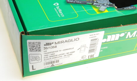 Фото 2 - Стеклоподъемник MIRAGLIO 30/1358 (301358)