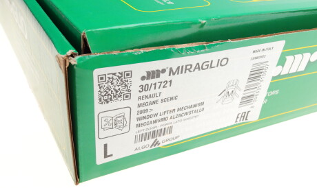 Фото 2 - Стеклоподъемник MIRAGLIO 30/1721 (301721)