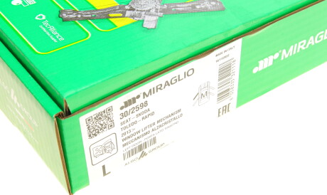 Фото 2 - Стеклоподъемник MIRAGLIO 30/2598 (302598)