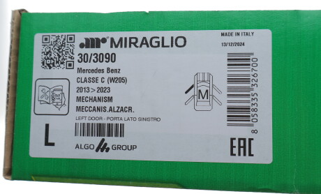 Фото 2 - Стеклоподъемник MIRAGLIO 30/3090