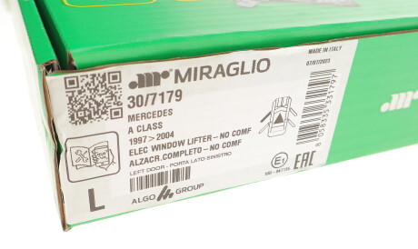 Фото 2 - Склопідйомник MIRAGLIO 30/7179 (307179)