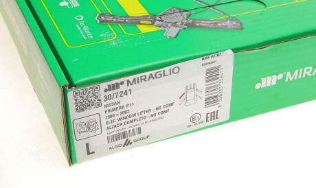 Фото 2 - Стеклоподъемник MIRAGLIO 30/7241 (307241)