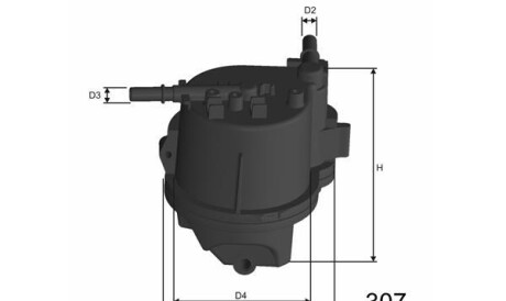 Топливный фильтр - MISFAT F112