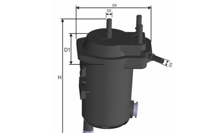 Топливный фильтр - MISFAT F113A