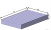 Фильтр, воздух во внутренном пространстве - (1121106, 1452329, XS4H19G44AA) MISFAT HB146C (фото 1)