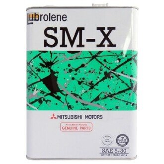 Моторное масло Lubrolene SM-X 5W-30, 4 л - MITSUBISHI MZ102565B