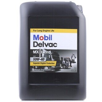 Моторна олива Delvac MX Extra 10W-40, 20 л (152673/144714) - MOBIL 144718 (фото 1)