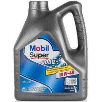 Моторна олива Super 2000 Х1 10W-40, 5 л (155607/150563) - MOBIL 150561