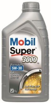 Олива мот 5W30 1L Formula FE 3000 X1 =151521 WSS M2C 913D/WSS M2C913 C/STJLR.03.5003 - MOBIL 151177