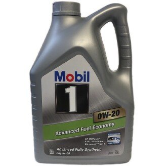 Моторна олива 1 Advanced Fuel Economy 0W-20, 5 л (155253) - MOBIL 152043