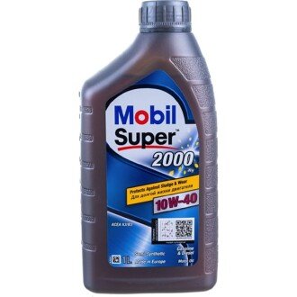 Моторна олива Super 2000 Х1 10W-40, 1 л (150017/152569) - (90002E12, 9, 1942046) MOBIL 152049