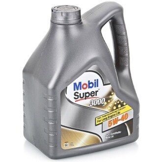 Моторна олива Super 3000 X1 5W-40, 4 л (152566/150013/411056/151776) - MOBIL 152061