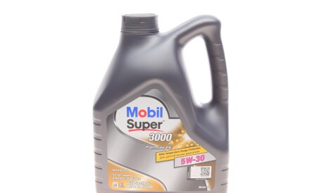 Моторна олива Super 3000 X1 Formula FE 5W-30, 4 л (151528/151526/152056) - MOBIL 152564