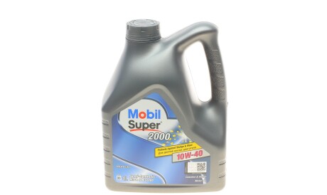 Моторное масло Super 2000 Х1 10W-40, 4 л (150018/152050) - (1942046) MOBIL 152568