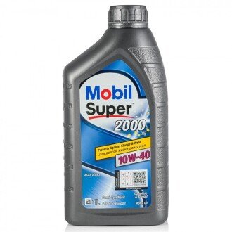 Моторна олива Super 2000 Х1 10W-40, 1 л (152049/150017/150562) - MOBIL 152569