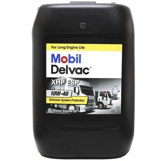 Моторна олива Delvac XHP ESP 10W-40, 20 л (153121) - MOBIL 152994