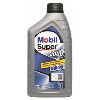 Моторное масло Super 2000 Х1 5W-30, 1 л - MOBIL 155184