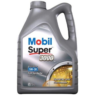 Моторна олива Super 3000 X1 Formula FE 5W-30, 5 л (156155) - MOBIL 155606