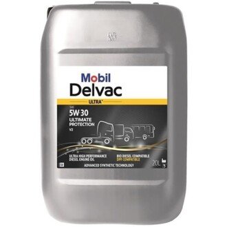 Моторна олива Delvac Ultra Ultimate Protection V2 5W-30, 20 л - MOBIL 157419