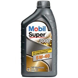 Моторное масло Super 3000 X1 5W-40, 1 л (152567/152060/150012) - MOBIL 411026