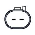 Датчик ABS (передній) VW Caddy II 1.4/1.6/1.9TDi 95-04 (R) (HUECO) - MOBILETRON AB-EU003