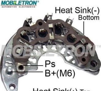 Диодный мост генератора DR2911 - ((3262185Z00)) MOBILETRON RD41 (фото 1)