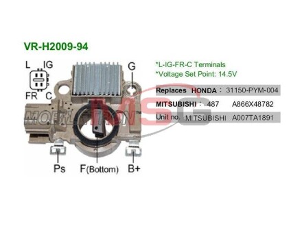 Регулятор генератора IM851 - (31150PYM004, A866X48782) MOBILETRON VRH200994