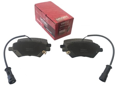 Колодки тормозные передние (Германия,) A13 A21 B11 M11 T11 TIGGO 2 A13-3501080 A21-6GN3501080BA J69-6GN3501080 - MOGEN MBP212