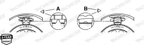 Фото 9 - Стойка амортизатору (амортизатор) MONROE G16384