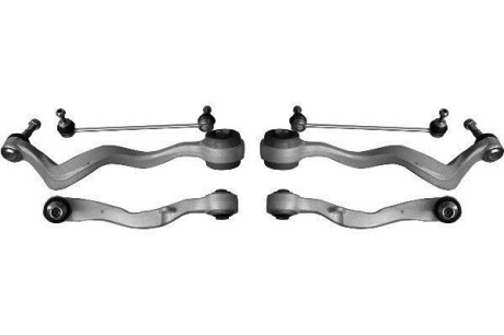 Комплект передніх важелів передн BMW 5 (E60), 5 (E61) 2.0-5.0 12.01-12.10 - MOOG BMRK6616 (фото 1)