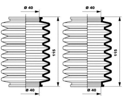 Фото товара Рульова рейка та кріплення MOOG K150010 : Купить на tto.com.ua