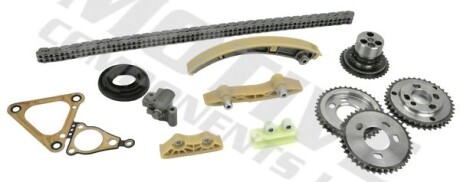 Комплект ГРМ (ланцюг + шестерня) кільк. ланок 132 FORD TRANSIT 2.4D 01.00-05.06 - MOTIVE TCK202A