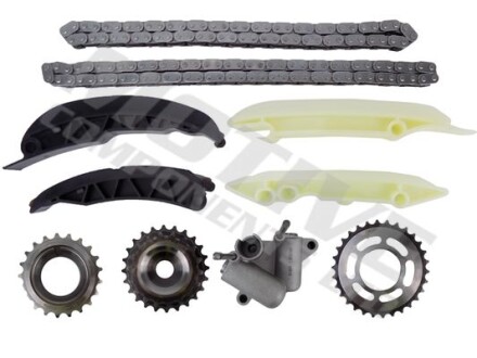 Комплект ланцюга ГРМ BMW 5 (E60/E61)/6 (E63)/7 (E65/E66/E67)/X1 (E84)/X5 (E70) 3.6-4.8 03- (N62/N62N) - ((11217788982)) MOTIVE TCK236